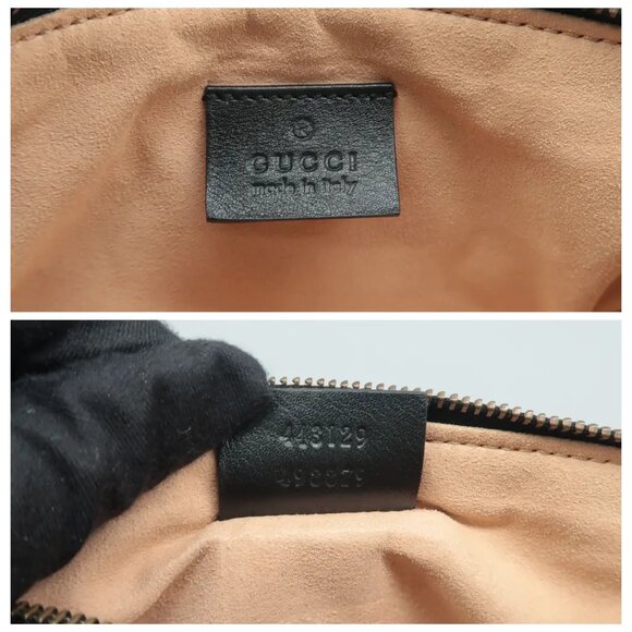 100% Authentic GUCCI GG Marmont Black Leather Tote - Picture 12 of 12